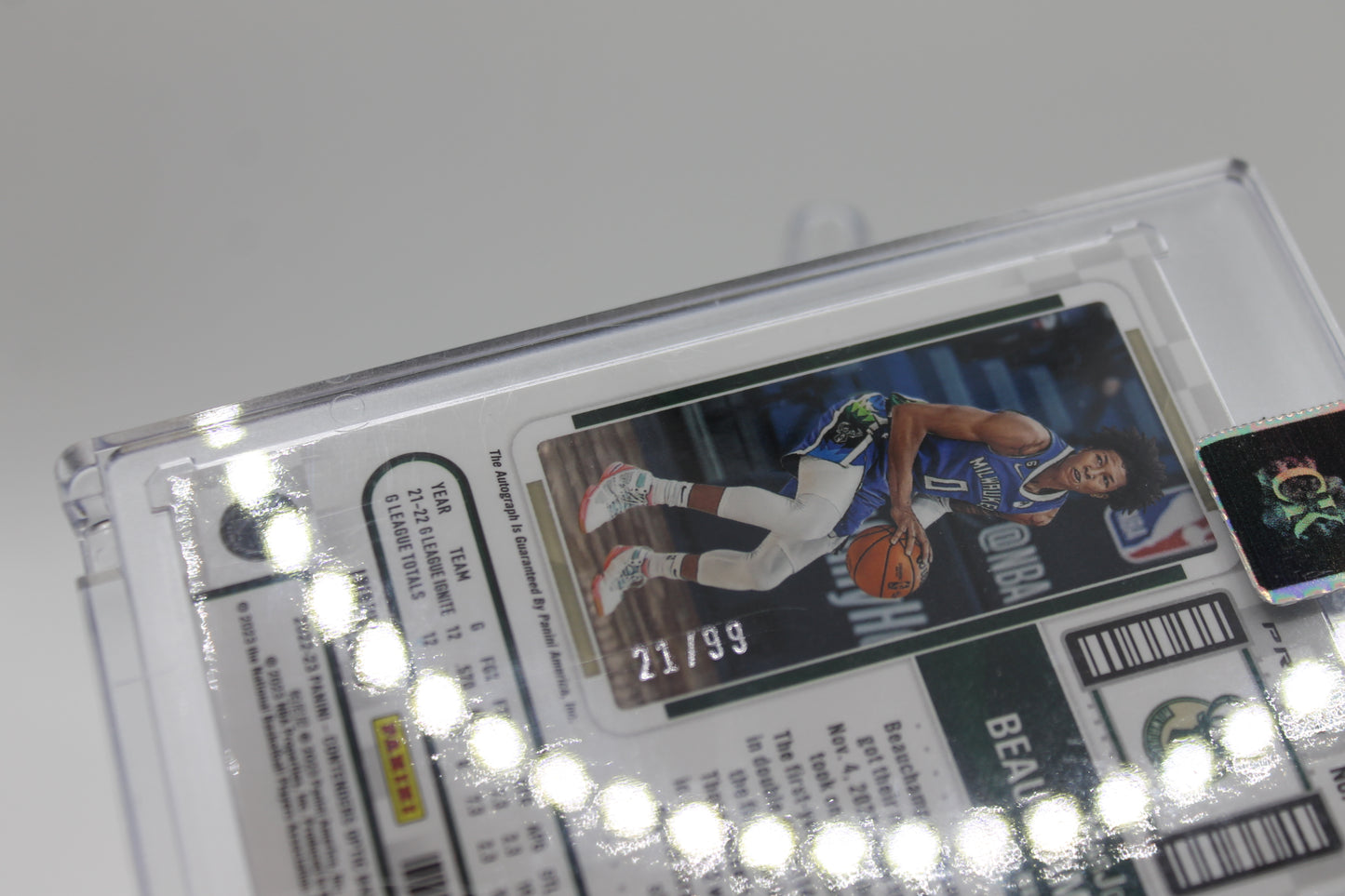 2022/23 MARJON BEAUCHAMP ROOKIE AUTOGRAPH /99