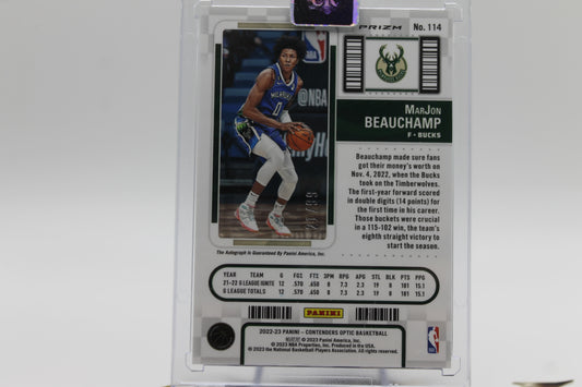 2022/23 MARJON BEAUCHAMP ROOKIE AUTOGRAPH /99