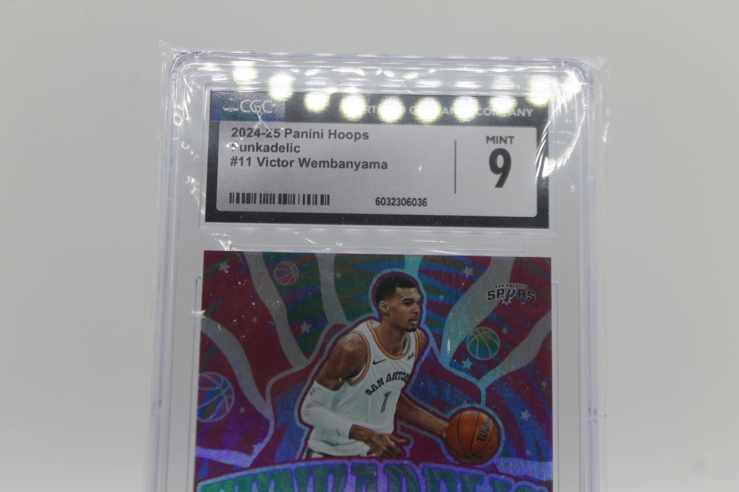2024/25 VICTOR WEMBANYAMA FUNKADELIC SSP #11 CGC MINT 9