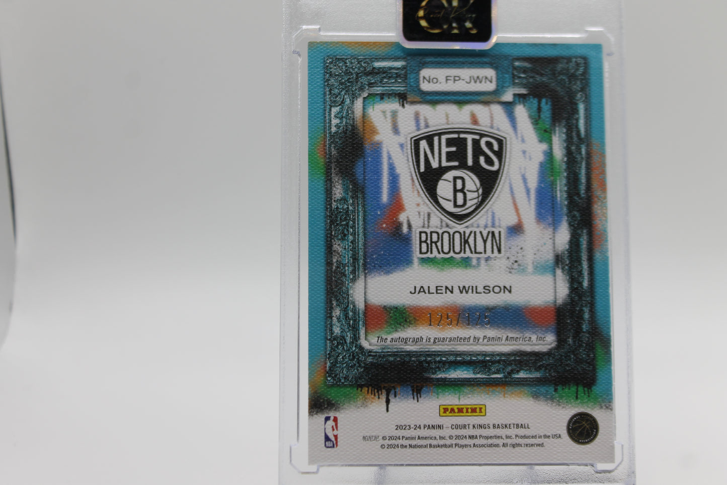 2023/24 JALEN WILSON ROOKIE AUTOGRAPH /125