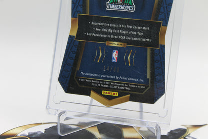 2016/17 KRIS DUNN DIE-CUT GOLD SCOPE AUTOGRAPH /49