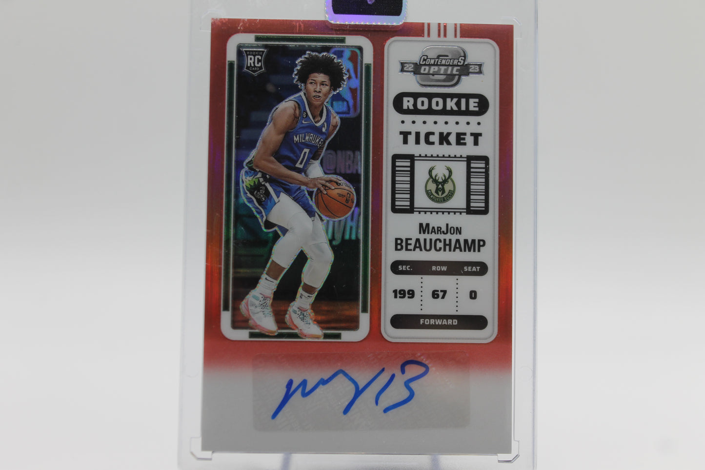 2022/23 MARJON BEAUCHAMP ROOKIE AUTOGRAPH /99