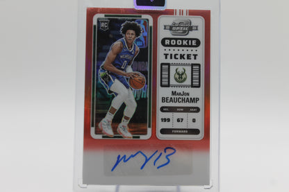 2022/23 MARJON BEAUCHAMP ROOKIE AUTOGRAPH /99
