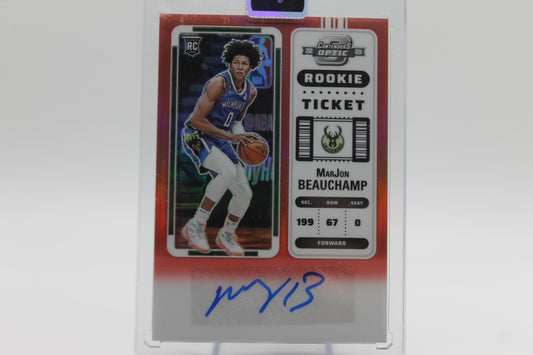 2022/23 MARJON BEAUCHAMP ROOKIE AUTOGRAPH /99