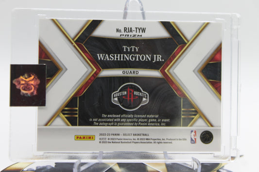 2022/23 TYTY WASHINGTON JR ROOKIE PATCH AUTOGRAPH