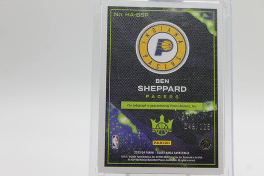 2023/24 BEN SHEPPARD ROOKIE AUTOGRAPH /125