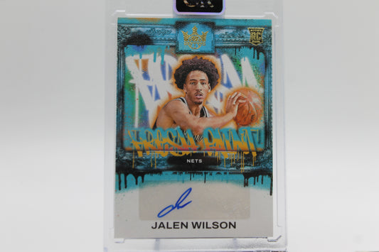 2023/24 JALEN WILSON ROOKIE AUTOGRAPH /125