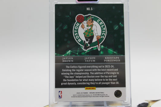 2024/25 TATUM / BROWN / PORZINGIS NUCLEUS TURQUOISE /25
