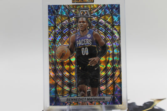 2022/23 BENNEDICT MATHURIN ROOKIE STAINED GLASS #1