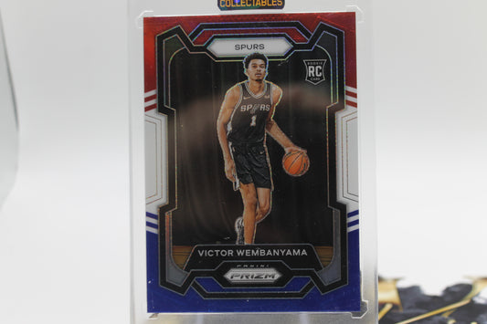 2023/24 VICTOR WEMBANYAMA ROOKIE RED WHITE BLUE #136