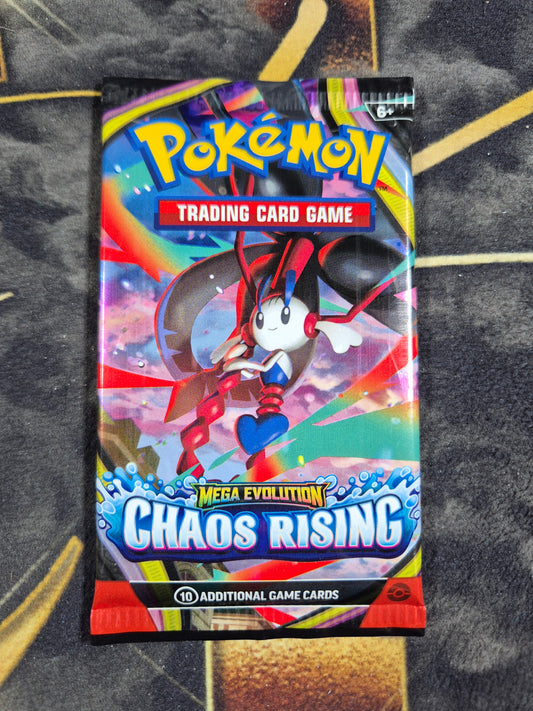 Pokémon Mega Evolution Chaos Rising Booster Pack (Private Break)